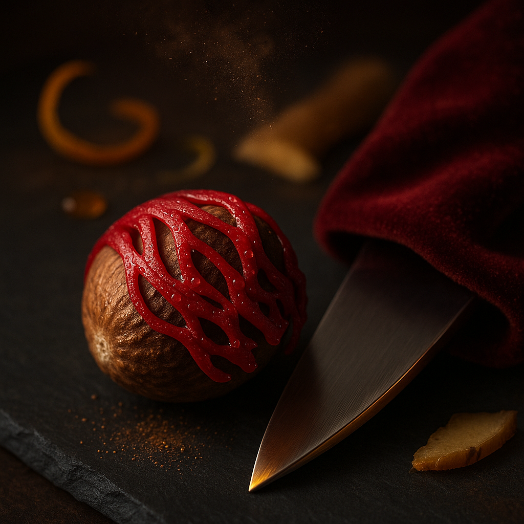 Nutmeg isn’t cute. In perfume, it’s a velvet knife.