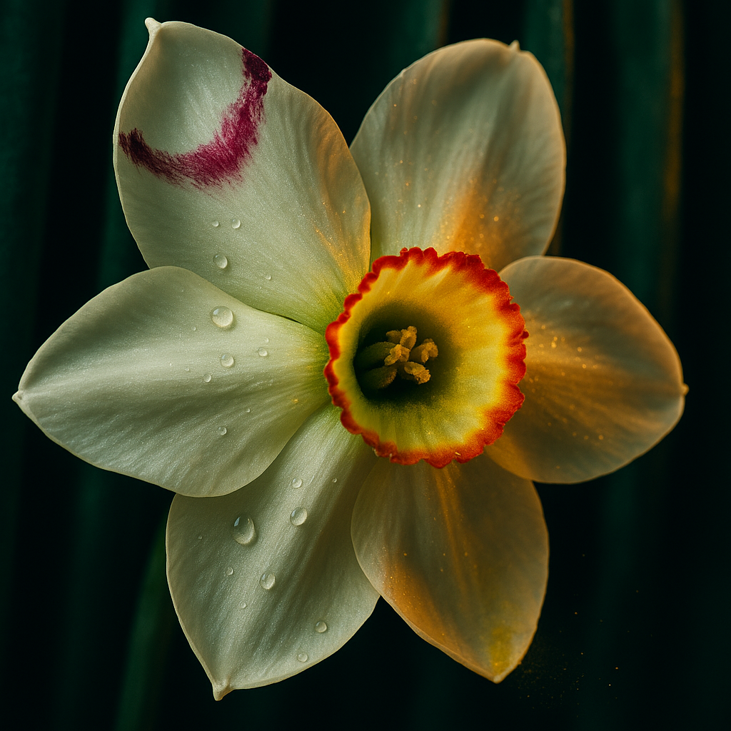Narcissus With Bite: Velvet & Sweet Pea’s Purrfumery Narcissus Poeticus 2
