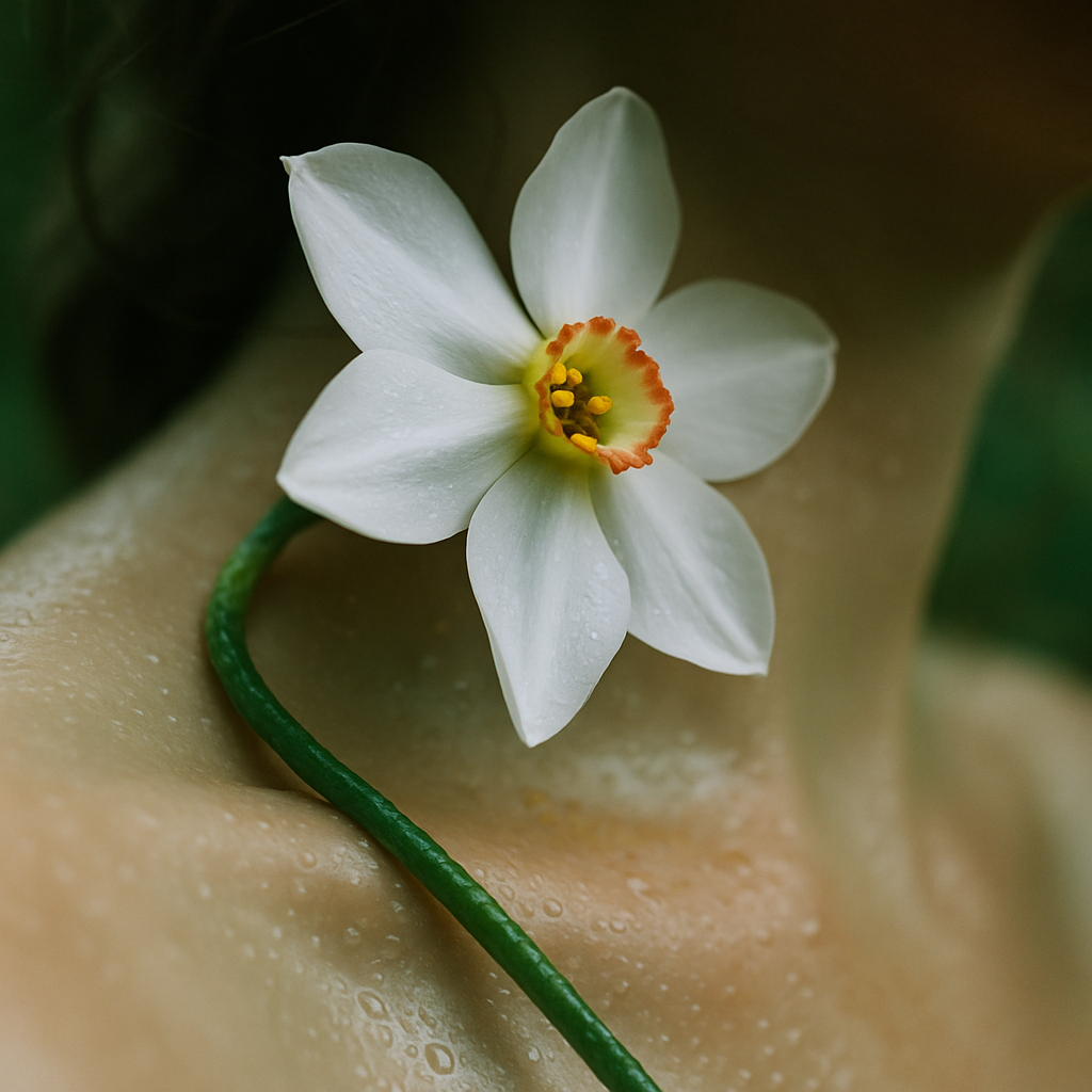 A Whisper of Green Fire: Narcissus Poeticus 2 by Velvet & Sweet Pea’s Purrfumery