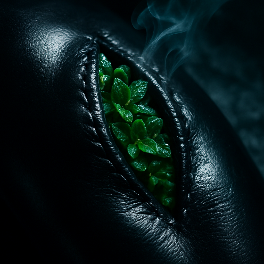 Black Oregano by Atelier Materi: the leather that brings teeth to herbs